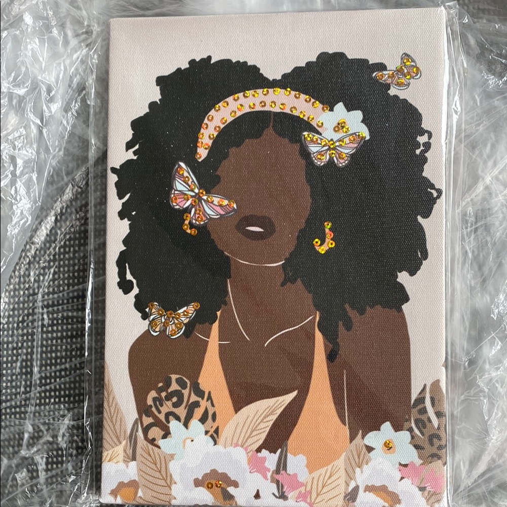 Butterfly Adorned Art Canvas